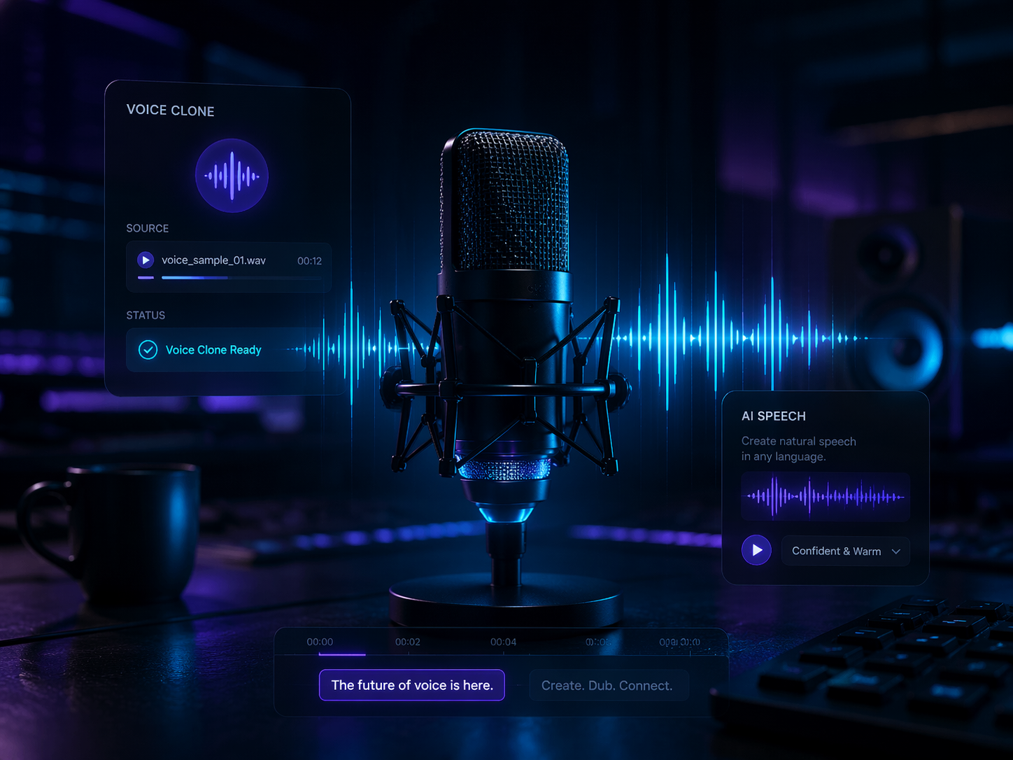 Voicelify cinematic interface preview